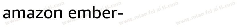 amazon ember字体转换